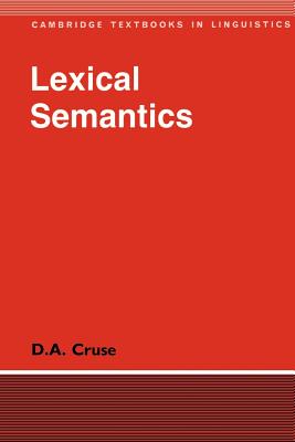 Lexical Semantics - Cruse, D. A.