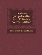 Lexicon Syropalaestinum