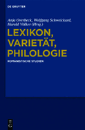 Lexikon, Variett, Philologie