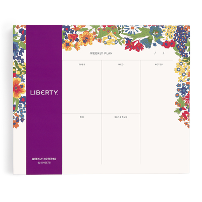Liberty Margaret Annie Weekly Notepad - Galison, and Liberty of London Ltd