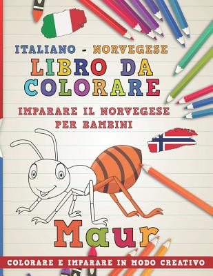 Libro Da Colorare Italiano - Norvegese. Imparare Il Norvegese Per Bambini. Colorare E Imparare in Modo Creativo - Nerdmediait