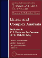 Linear and Complex Analysis: Dedicated to V. P. Havin on the Occasion of His 75th Birthday