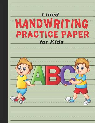 Lined Handwriting Practice Paper for Kids: Workbook for Writing Letters (Alphabet) & Numbers - ABC Two Boys - Educational, Bigfoot