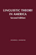 Linguistic Theory in America: First Quarter Century of Transformational Generative Grammar