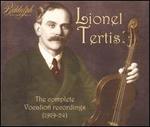 Lionel Tertis: The Complete Vocalion Recordings (1919-24)
