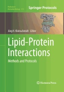 Lipid-Protein Interactions: Methods and Protocols