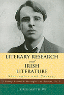 Literary Research and Irish Literature: Strategies and Sources