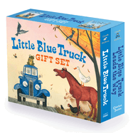 Little Blue Truck 2-Book Gift Set: Little Blue Truck Board Book, Little Blue Truck Leads the Way Board Book