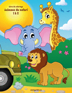 Livre de coloriage Animaux du safari 1 & 2