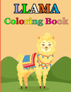 Llama Coloring Book: A Fun Llama Coloring Book for Kids / beautiful collection of 20 adorable llama illustrations