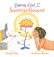 Llama, Girl, and the Sunriseflower