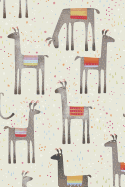 Llamas in a Meadow: A Blank Squared Paper Journal with a Cute Llama Cover