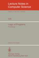 Logic of Programs: Workshop, Eth Zrich, May-July 1979