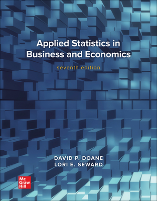 Loose-Leaf for Applied Statistics in Business and Economics - Doane, David, and Seward, Lori