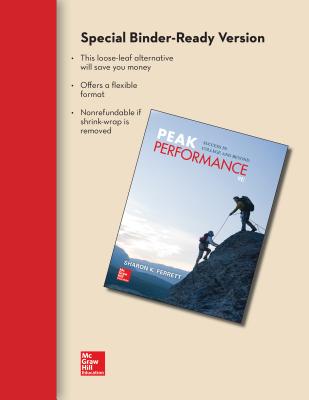 Loose Leaf for Peak Performance: Success in College and Beyond - Ferrett, Sharon