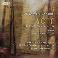 Lotta Wennkoski: Soie, for flute and orchestra; Hava; Amor Omnia Suite - Kersten McCall (flute); Finnish Radio Symphony Orchestra; Dima Slobodeniouk (conductor)