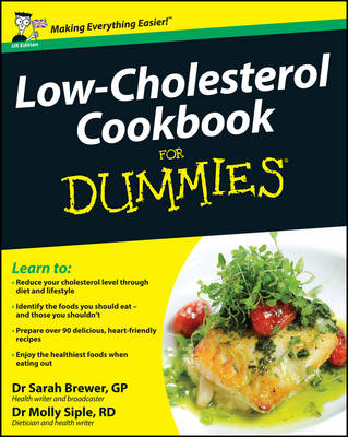 Low-Cholesterol Cookbook For Dummies - Brewer, Sarah, Dr., and Siple, Molly