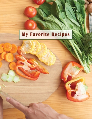 Low Vision Recipe Book: My Favorite Recipes: Personal Cookbook with Large Print and Bold Lines on White Paper for Visually Impaired - Notes, Babbs