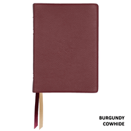 Lsb Giant Print Reference Edition, Paste-Down Burgundy Cowhide