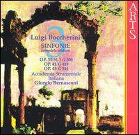 Luigi Boccherini: Sinfonie, Vol. 3 - Accademia Strumentale Italiana; Giorgio Bernasconi (conductor)
