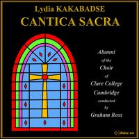 Lydia Kakabadse: Cantica Sacra - Alexander Walmsley (tenor); Ben Fullbrook (percussion); Ben Griffiths (double bass); Christopher Webb (bass);...