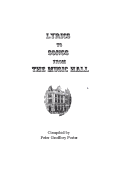 Lyrics to Songs from the Music Hall