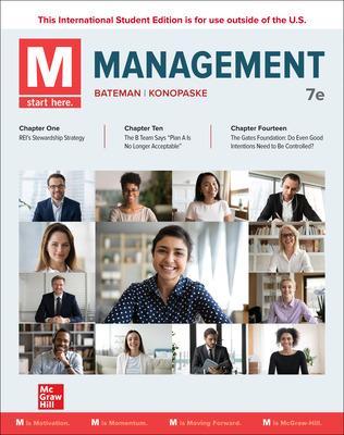 M: Management ISE - Bateman, Thomas, and Konopaske, Robert