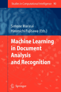 Machine Learning in Document Analysis and Recognition