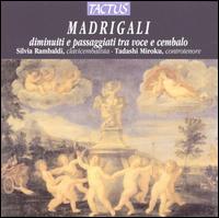Madrigali diminuiti e passaggiati tra voce e cembalo - Silvia Rambaldi (clavicembalo); Tadashi Miroku (counter tenor)