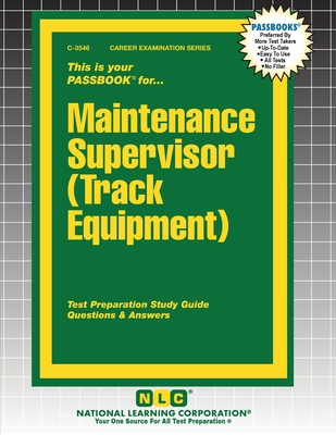 Maintenance Supervisor (Track Equipment) - Passbooks (Compiled by)