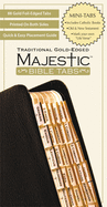 Majestic Bible Tabs, Traditional Gold-Edged, Mini