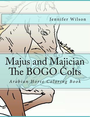 Majus and Majician Twin Colts Coloring Book: Horse Coloring Fun - Wilson, Jennifer