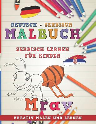 Malbuch Deutsch - Serbisch I Serbisch Lernen F - Nerdmedia