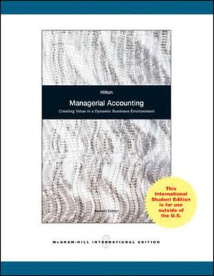 Managerial Accounting - HILTON