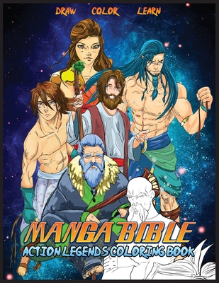 Manga Bible Action Legends: Coloring Book - Ortiz, Javier H