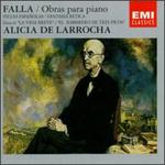 Manuel de Falla: Obras Para Piano