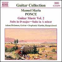 Manuel Maria Ponce: Guitar Music Vol. 2 - Adam Holzman (guitar)