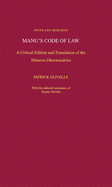 Manu's Code of Law: A Critical Edition and Translation of the M-Anava-Dharma[-Astra