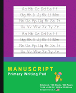 Manuscript Primary Writing Pad: Purple Green - Writing Journal Tablet For Kids - Write ABC's & First Words - Handwriting Practice - For Home & School [Classic]