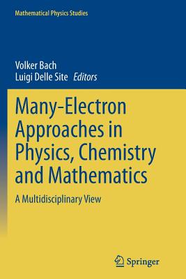 Many-Electron Approaches in Physics, Chemistry and Mathematics: A Multidisciplinary View - Bach, Volker (Editor), and Delle Site, Luigi (Editor)