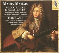 Marin Marais: Pices de Viole du Second Livre, 1701 - Jordi Savall (bass viol); Philippe Pierlot (bass viol); Pierre Hanta (clavecin); Rolf Lislevand (guitar);...