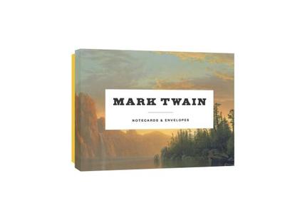 Mark Twain Notecards: 12 Literary Notecards with Envelopes (Wit and Wisdom from Mark Twain, Boxed Card Set with Themed Envelopes, Gift for American Literature Lovers, Readers, Dads, Sons) - Princeton Architectural Press
