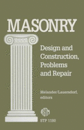Masonry: Design and Construction, Problems and Repair