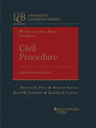 Materials for a basic course in civil procedure