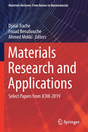 Materials Research and Applications: Select Papers from JCH8-2019