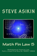 Math Fin Law 5: Mathematical Financial Law, Public Listed Firm Rule No.16334-19904