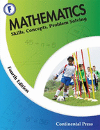 Math Workbooks: Mathematics: Skills, Concepts, Problem Solving, Level F-6th Grade - Continental Press