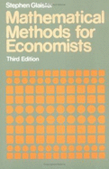 Mathematical Methods for Economists - Glaister, Stephen