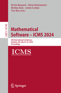 Mathematical Software - ICMS 2024: 8th International Conference, Durham, UK, July 22-25, 2024, Proceedings
