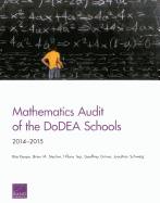 Mathematics Audit of the Dodea Schools: 2014-2015
